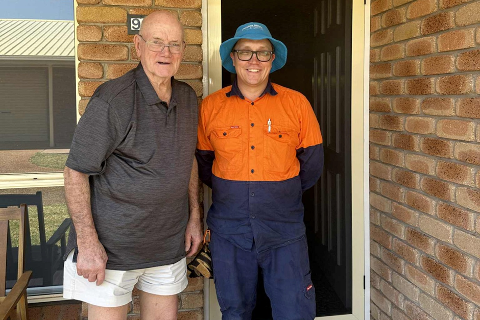 The retirement village gardener who tends to his grandfather