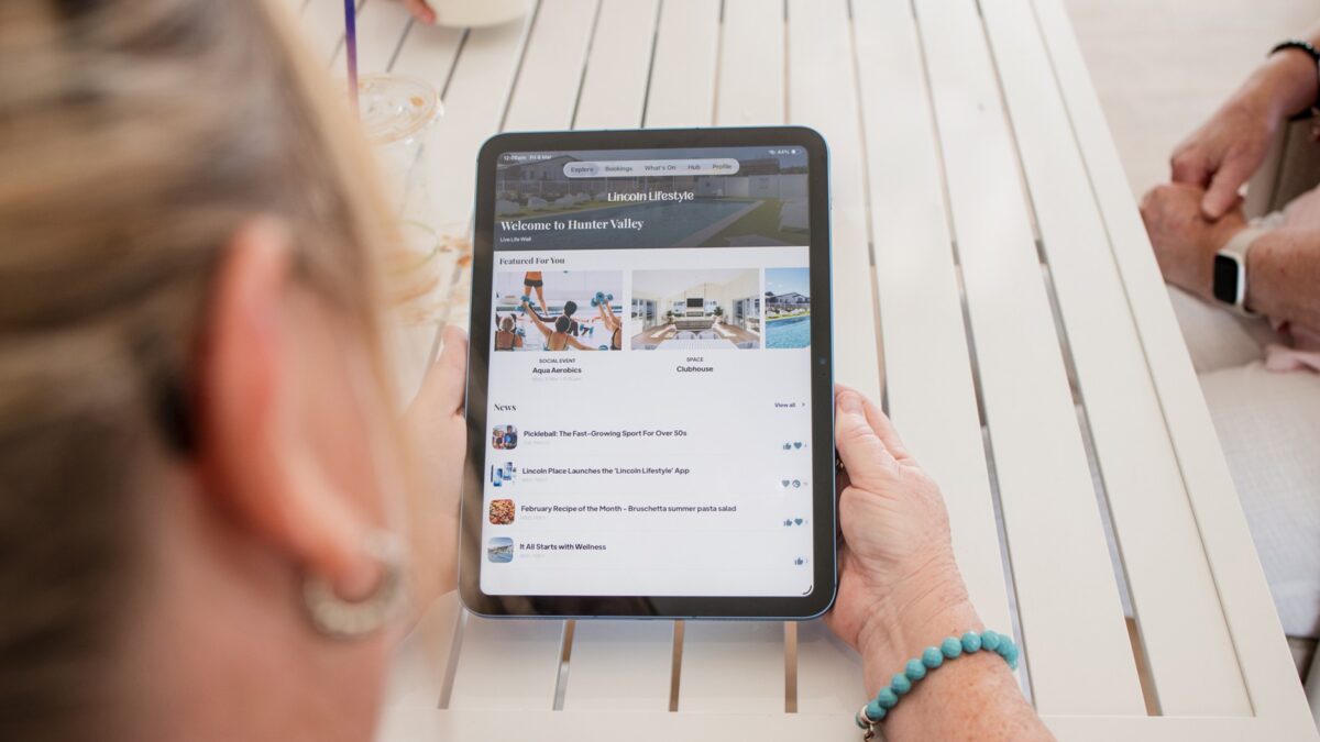 Ask about the technology available in a retirement village or land lease community of your choice